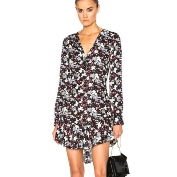 Veronica Beard Franklin Printed Silk Dress - Picture 2 of 11